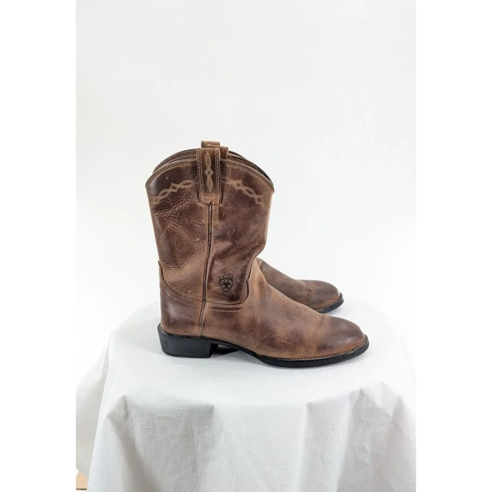 Ariat Heritage 35525 Lighter Brown Cowboy Boots Men's Western Ranch Americana
